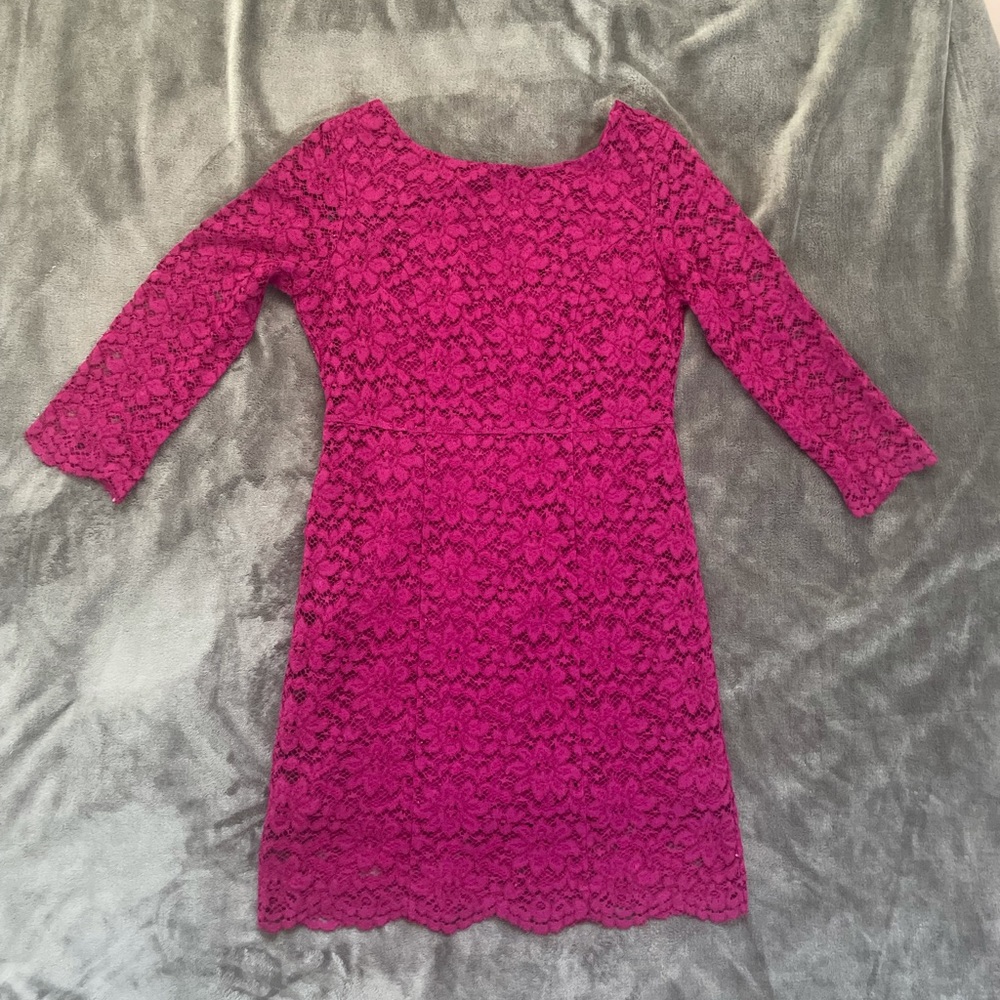Magenta Lace Dress size M